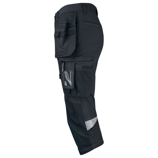 Jobman ripptaskutega 3/4 stretch vööpüksid must 2195 - Image 5