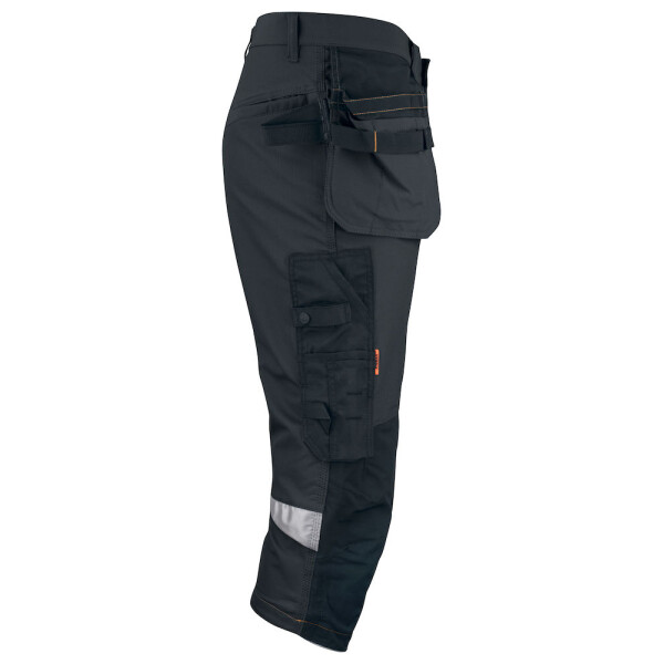 Jobman ripptaskutega 3/4 stretch vööpüksid must 2195 - Image 6