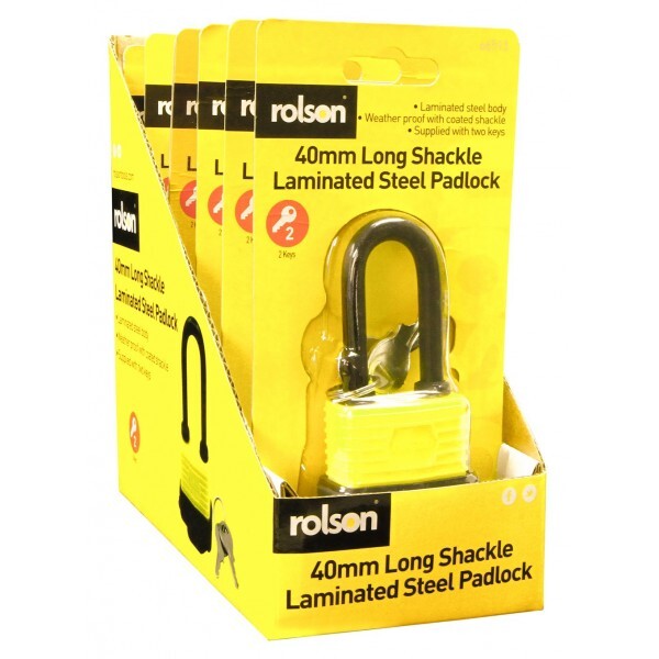 Rolson ilmastikukindel tabalukk pika aasaga 40mm RL-66513 - Image 3