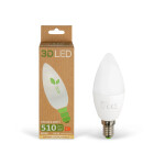 3D LED Eco lamppu kynttilä E14 6W