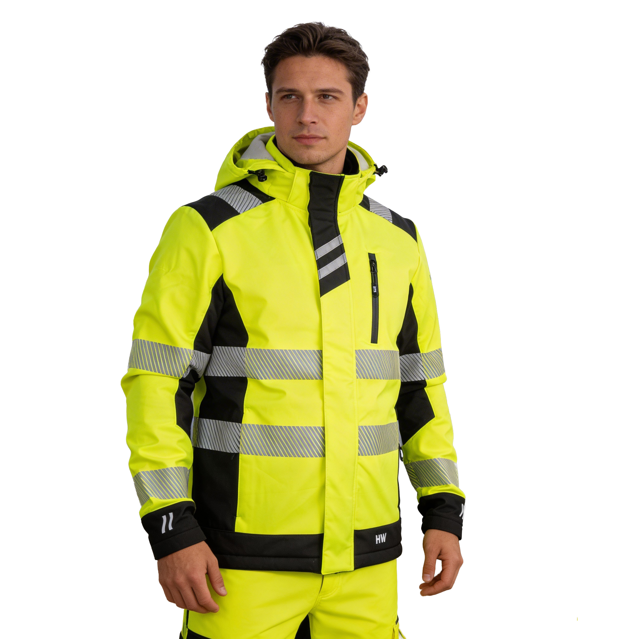 HW Tuscany softshell Hi-Vis kollane - Image 4