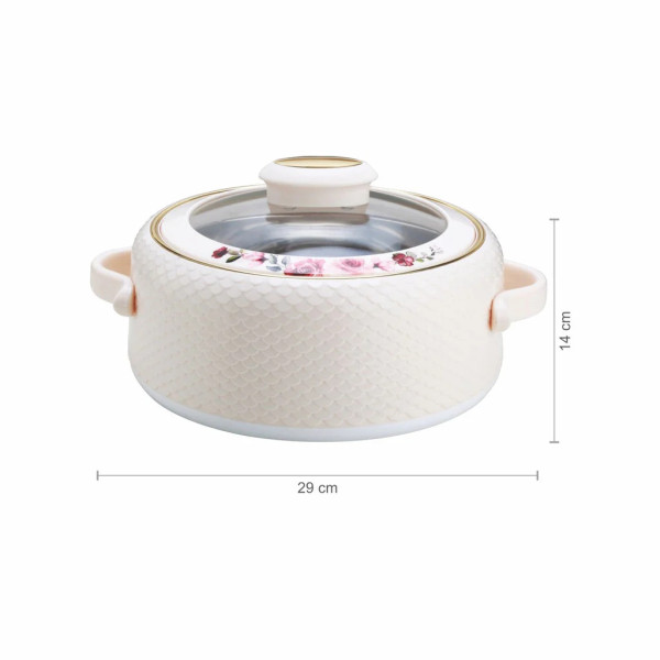Nayasa Coral termopott klaaskaanega cream 2L - Image 3