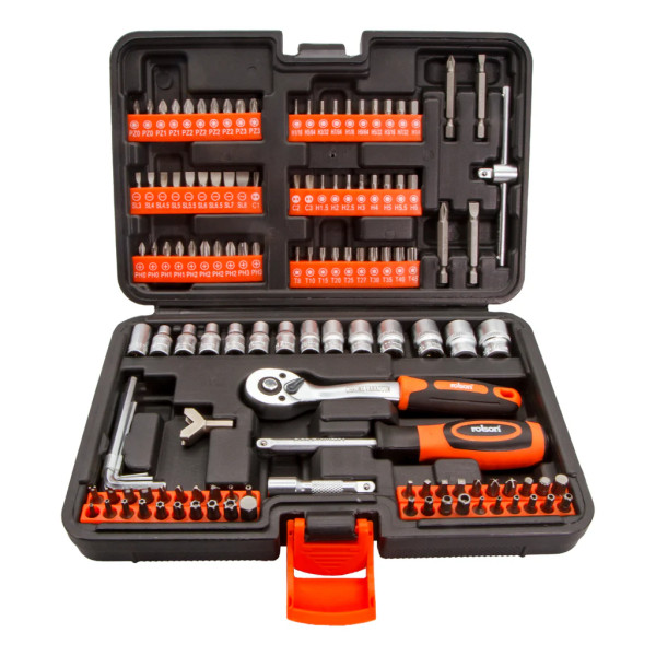 Rolson padrunvõtmete 1/4" ja otsikute komplekt 130 osa RL-38665 - Image 3