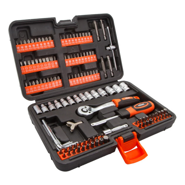 Rolson padrunvõtmete 1/4" ja otsikute komplekt 130 osa RL-38665