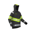 BoSafety Atlanta softshell winter jacket HiVis yellow/black - Image 2
