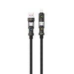 Morre kaapeli 4in1 USB-C/USB-A - USB-C/lightning 1m 240W M-111