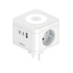 Morre pistorasia 6in1 2 pistorasiaa, 2xUSB-C 12W, USB-A 12W M-401
