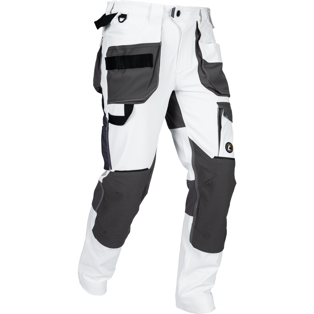 Cerva Dayboro PFM stretch vööpüksid valged