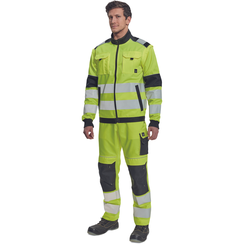 Cerva Max Vivo tööjakk Hi-Vis kollane - Image 3