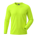 HW Ace pikkade varrukatega särk Hi-Vis kollane